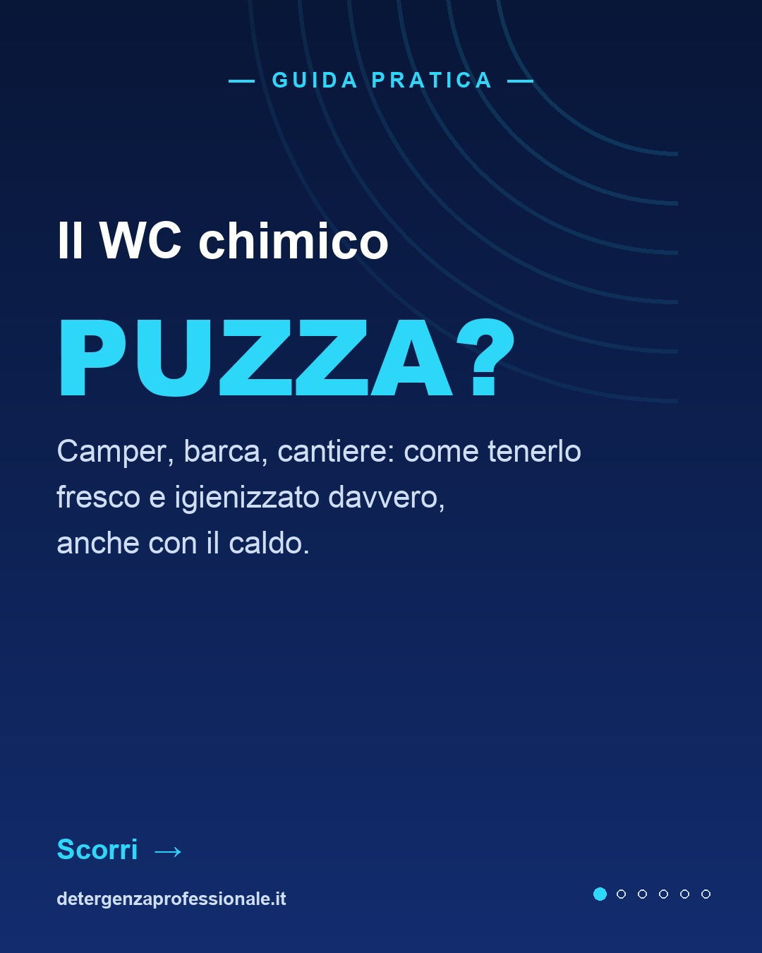 Che liquido usare per il WC chimico di camper e barca