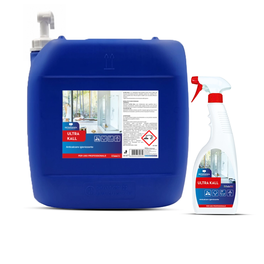 Anticalcare Igienizzante Ultra Kall | Detergente Disincrostante | Detergenza Professionale
