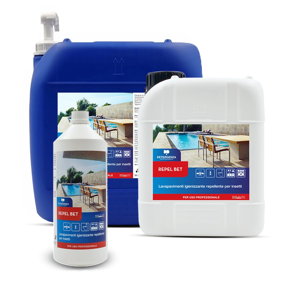 Lavapavimenti Igienizzante Repel Bet | Detergente & Repellente Naturale | Detergenza Professionale