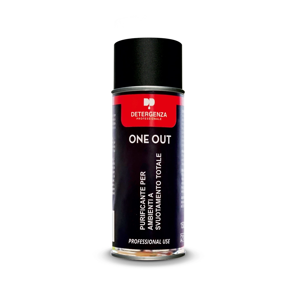 One Out | Purificante Ambientale a Svuotamento Totale – Neutralizza Odori & Rinfresca | Detergenza Professionale