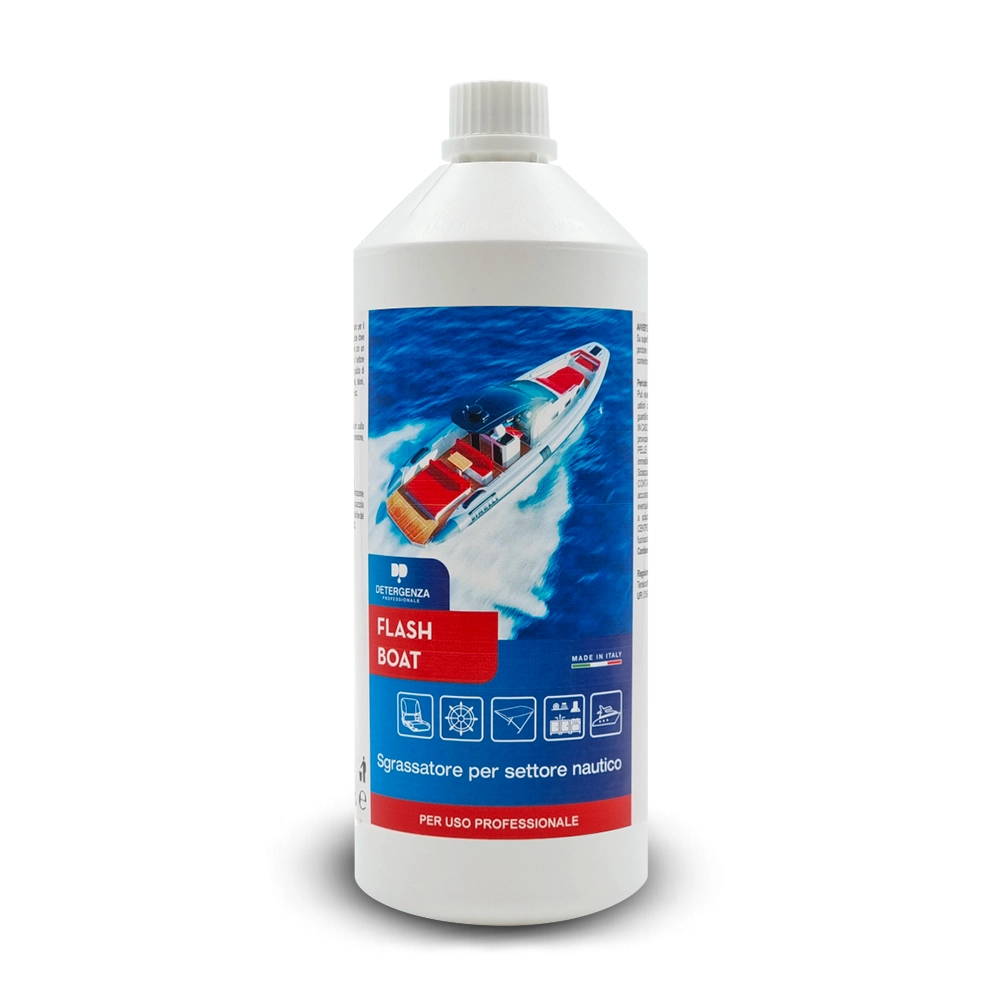 Detergenza Professionale Sgrassatore per Settore Nautico Flash Boat Concentrato 1L