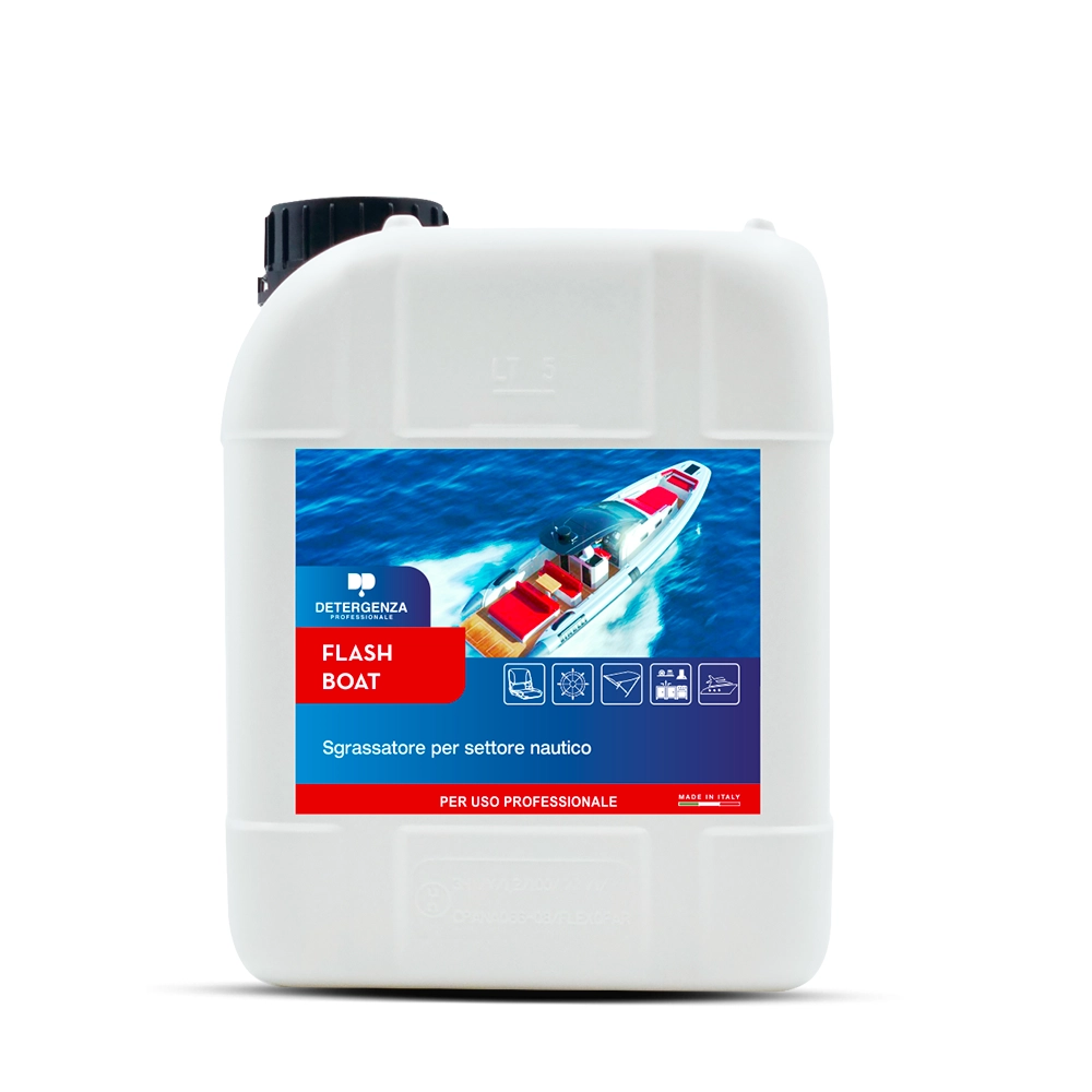 Detergenza Professionale Sgrassatore per Settore Nautico Flash Boat Concentrato 5L