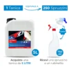 Detergenza Professionale Sgrassatore Naturale Azione Solvente Natural Sol Concentrato 5L