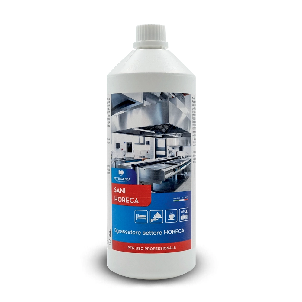 Detergenza Professionale Sgrassatore Settore Horeca Sani Horeca Ultra Concentrato 1L