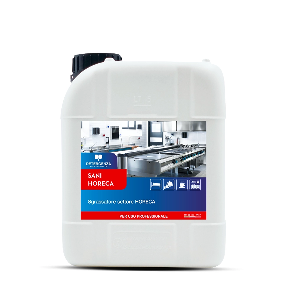 Detergenza Professionale Sgrassatore Settore Horeca Sani Horeca Ultra Concentrato 5L