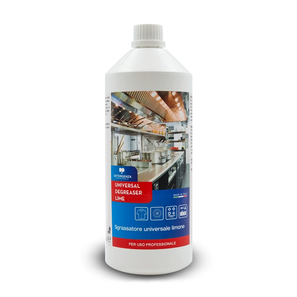 Detergenza Professionale Sgrassatore Universale Limone Universal Degreaser Lime Ultra Concentrato 1L