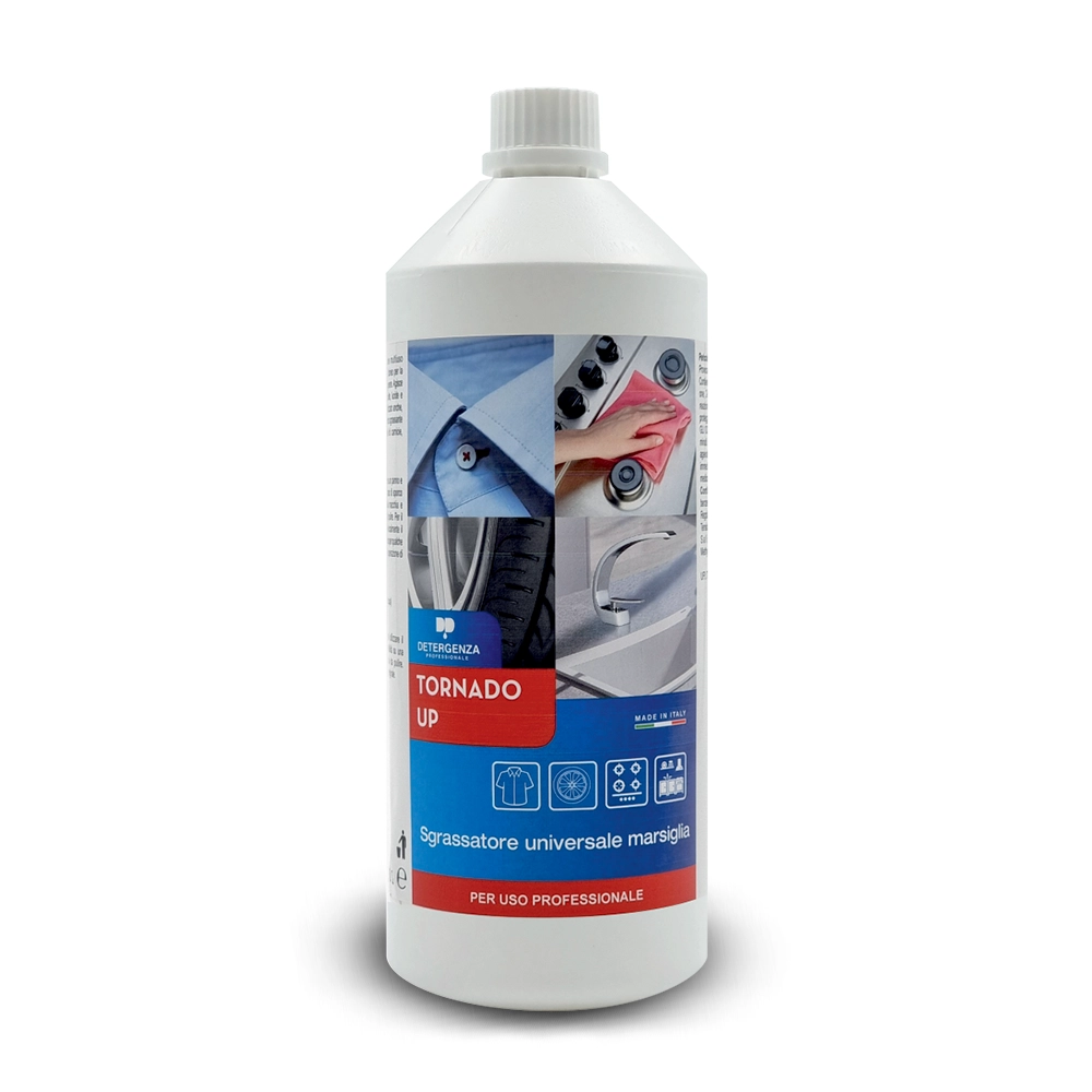 Detergenza Professionale Sgrassatore Universale Marsiglia Tornado Up Concentrato 1L