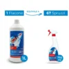 Detergenza Professionale Sgrassatore per Settore Nautico Flash Boat Concentrato 1L Equivale