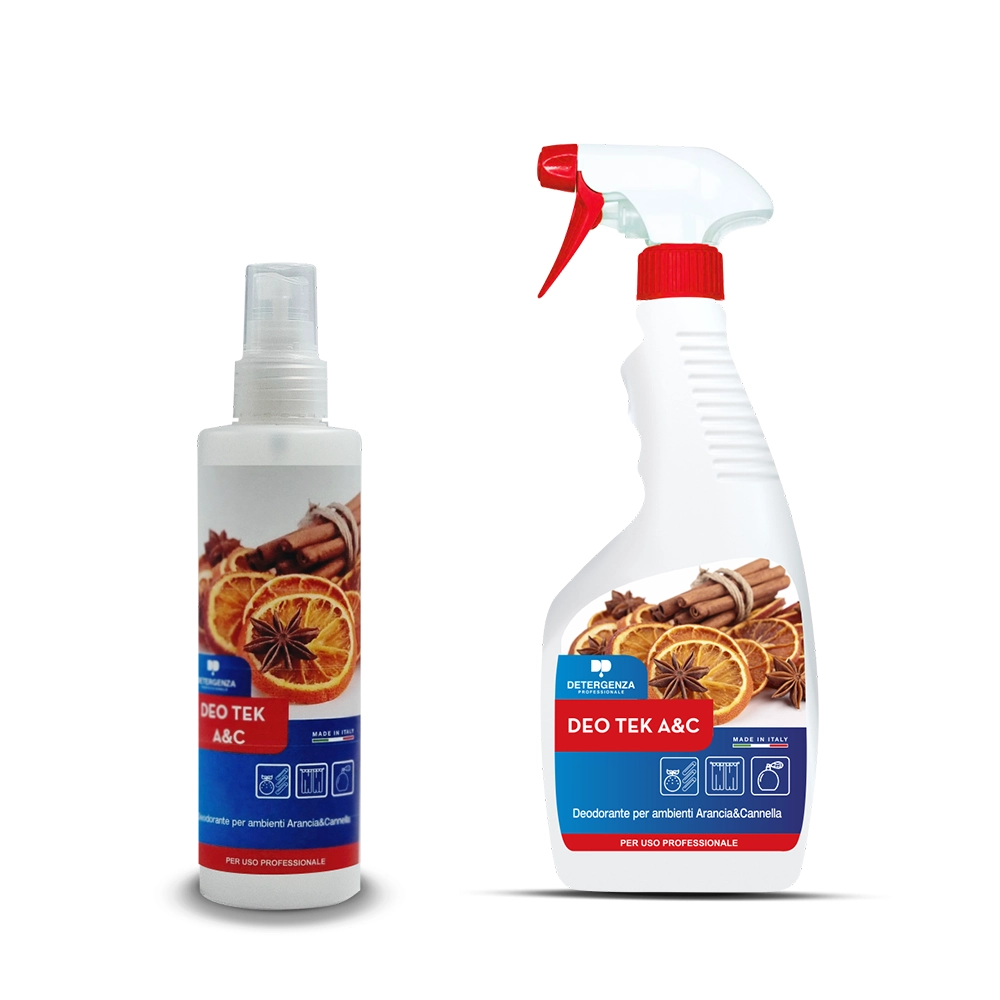 Detergenza Professionale Deodorante per Ambienti Arancia Cannella Deo Tek A&C