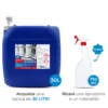 Detergenza Professionale Disincrostante per Marmo e Strutture in Alluminio e le sue Leghe Disincrost Al Concentrato 30L Equivale