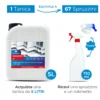 Detergenza Professionale Disincrostante per Marmo e Strutture in Alluminio e le sue Leghe Disincrost Al Concentrato 5L Equivale