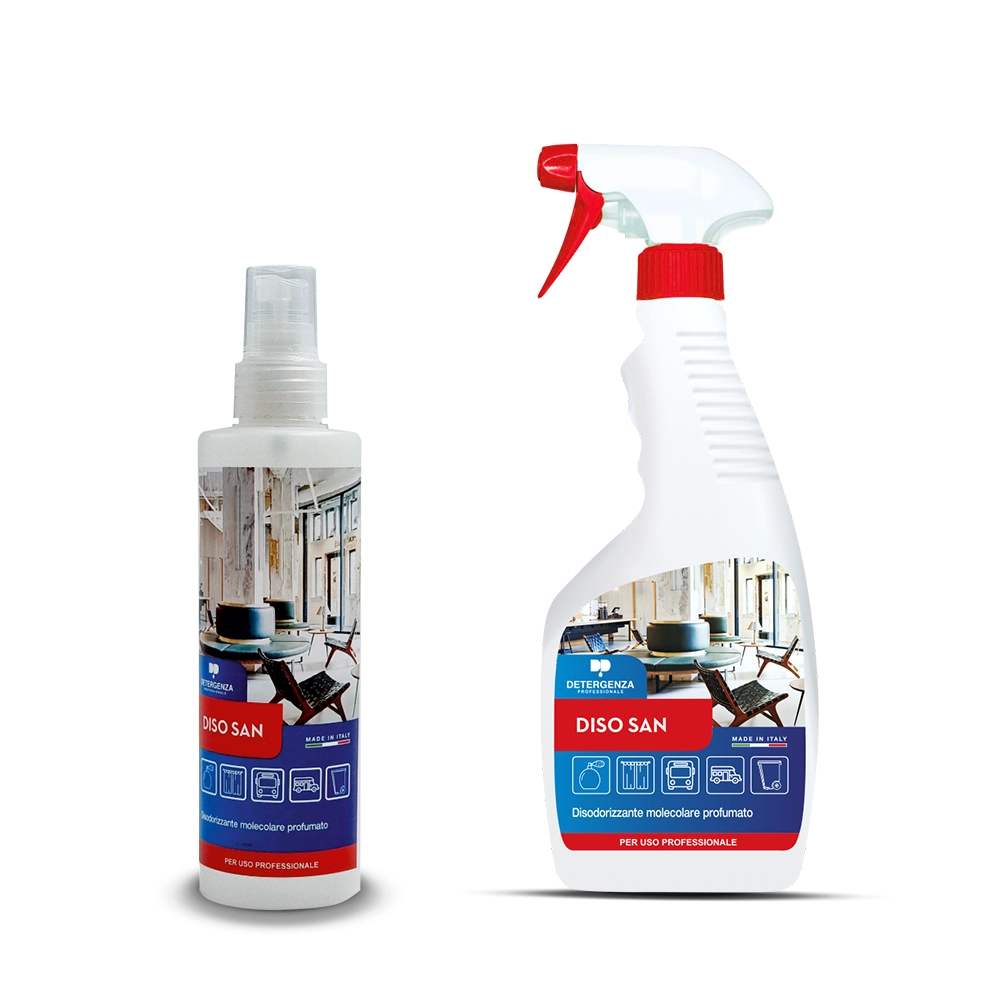 Disodorizzante Molecolare Profumato Diso San | Eliminazione Definitiva degli Odori | Detergenza Professionale