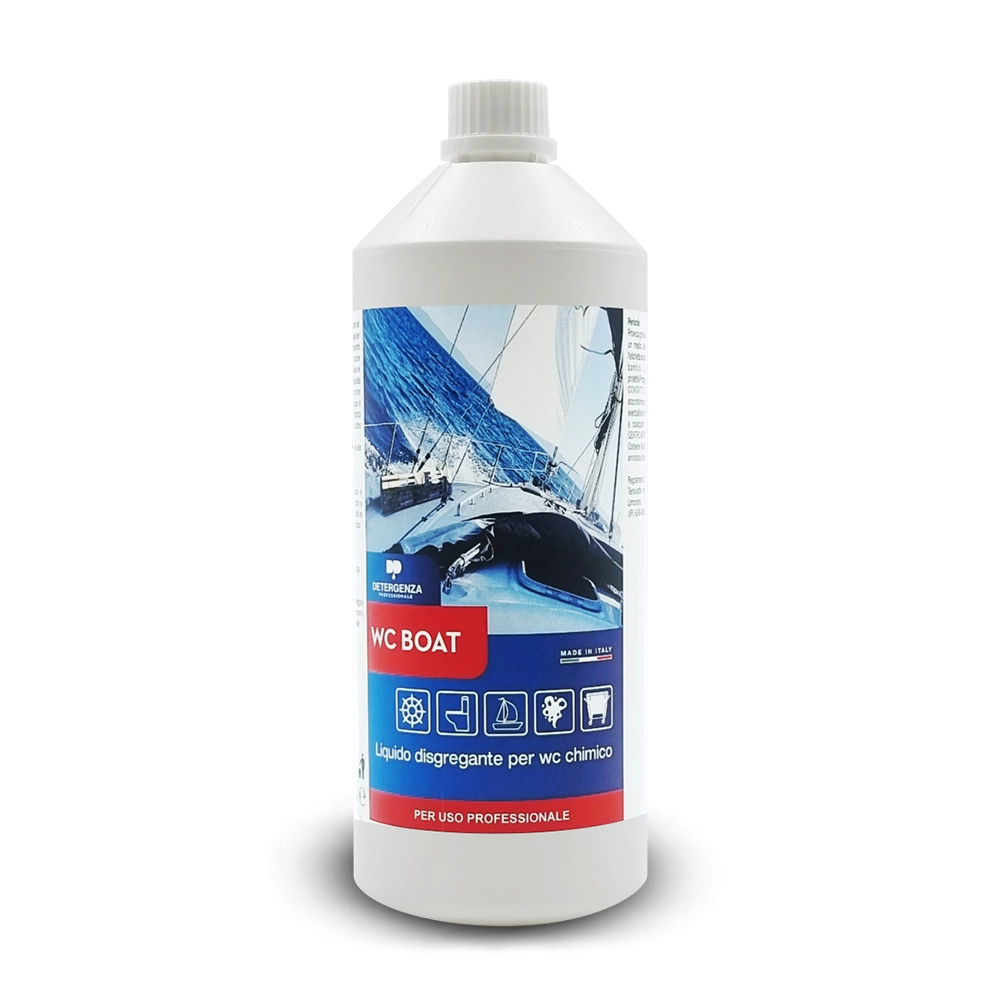Detergenza Professionale Liquido Disgregante per WC Chimico WC Boat Ultra Concentrato 1L