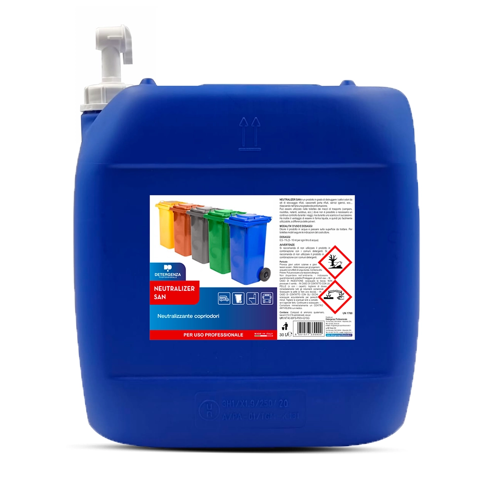 Detergenza Professionale Neutralizzante Copriodori Neutralizer San Concentrato 30L