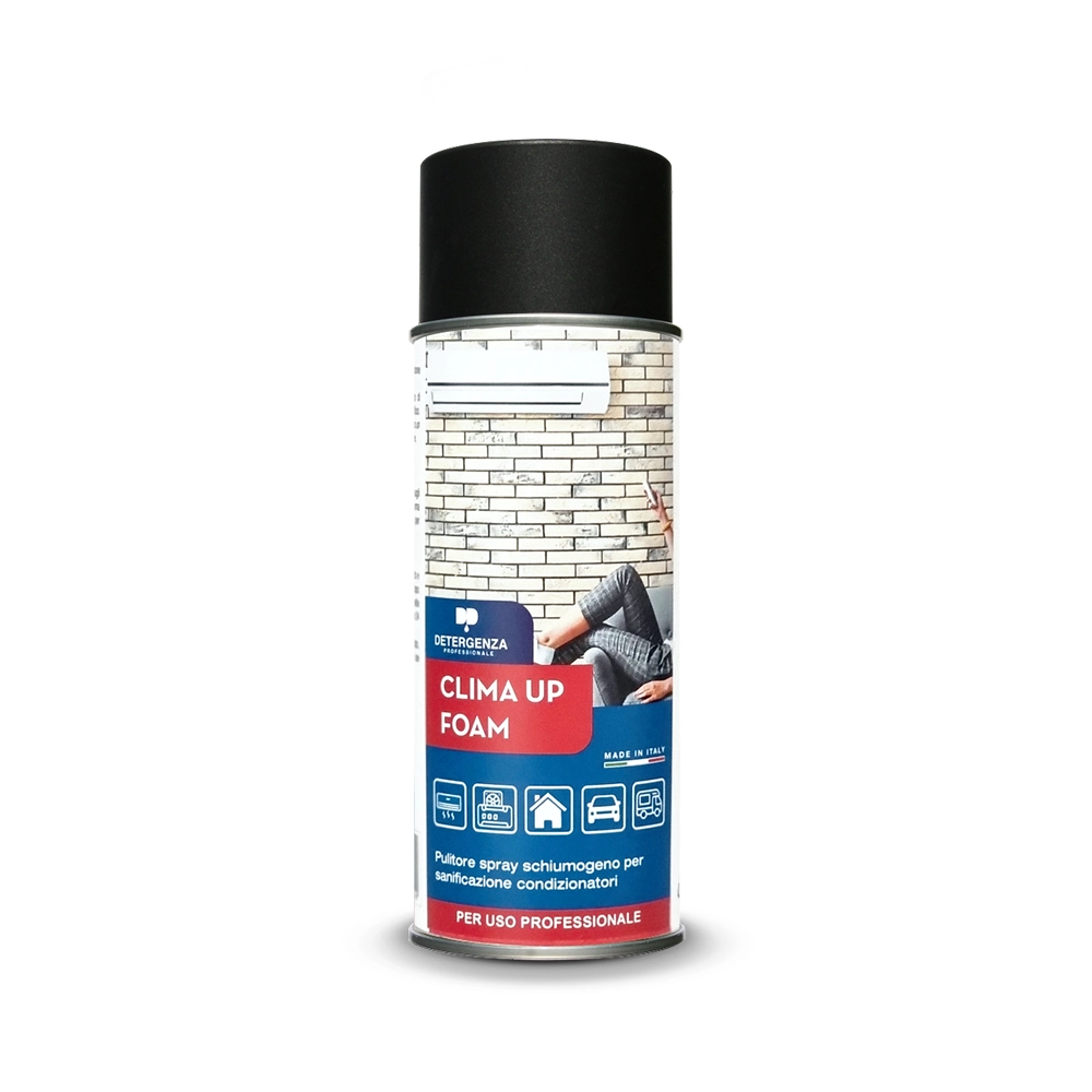 Detergenza Professionale Pulitore Spray Schiumogeno per Sanificazione Condizionatori Clima Up Foam