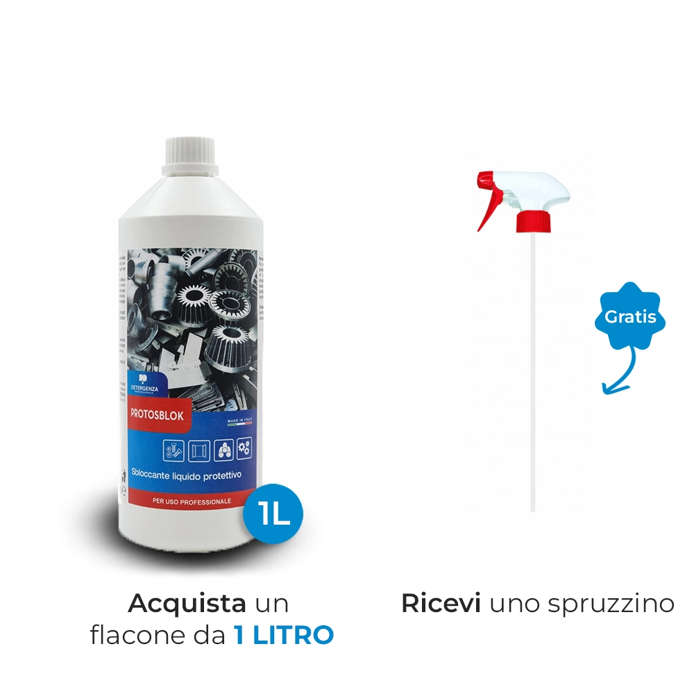 Detergenza Professionale Sbloccante Liquido Protettivo Protosblok 1L