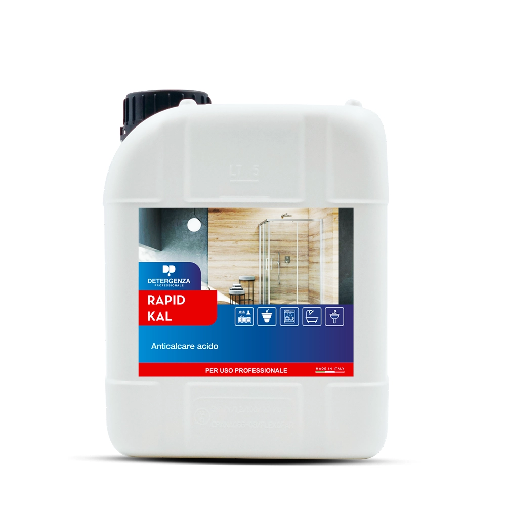 Anticalcare Acido Rapid Kal Concentrato 5L | Detergenza Professionale