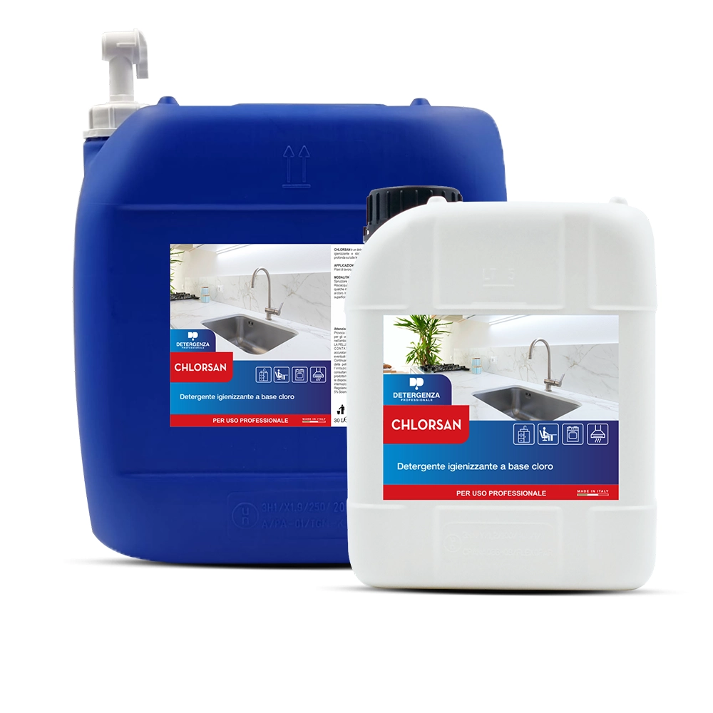 Detergenza Professionale Detergente Igienizzante a base Cloro Chlorsan